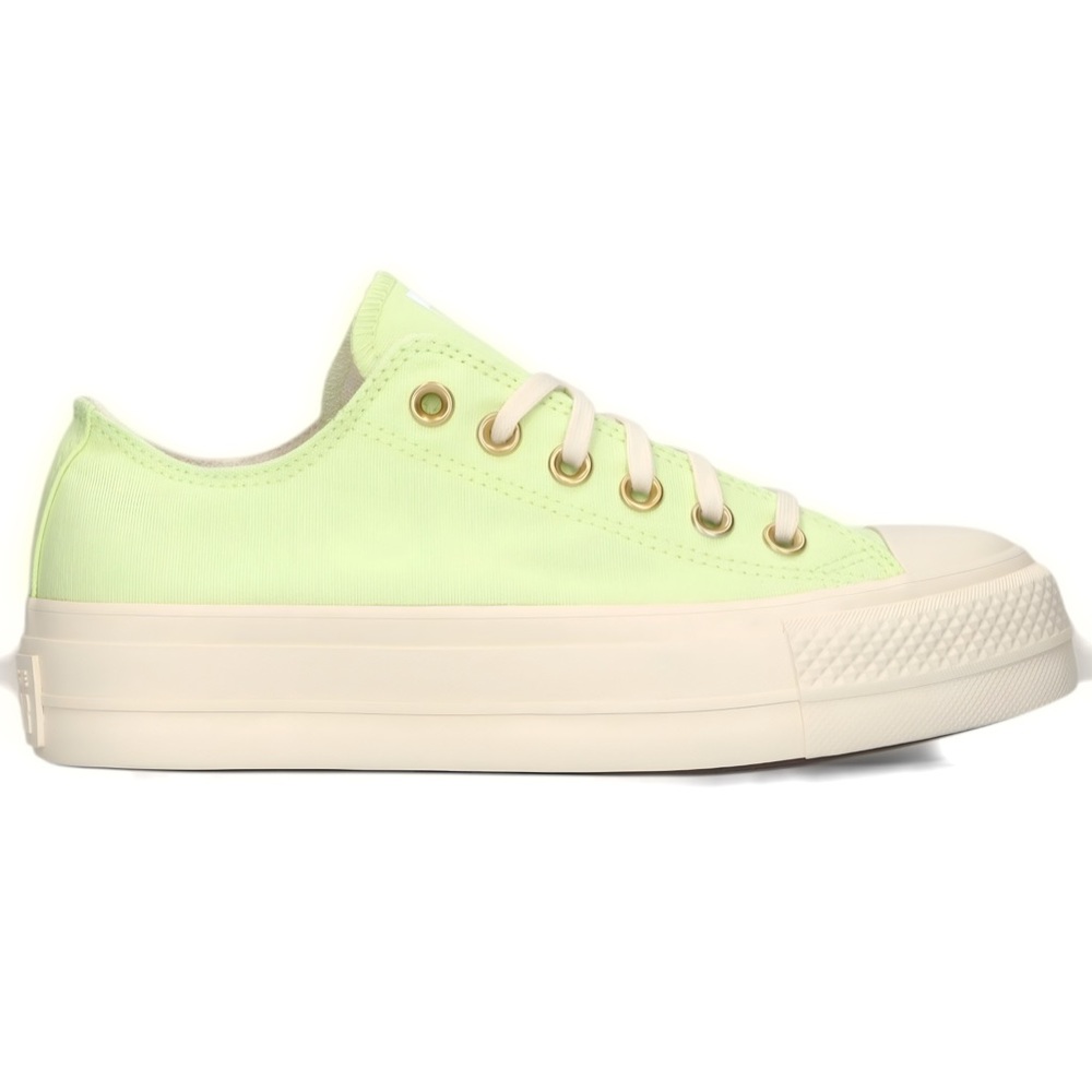 Converse Unisex Chuck Taylor All Star Lift Platform Low Top in Citron Size 7 - Picture 6 of 8